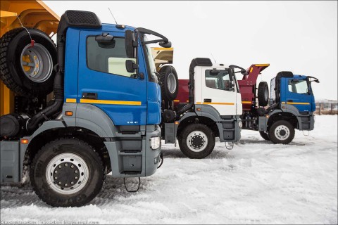 Знакомство с новыми КАМАЗами в Магадане &laquo; автомагадан