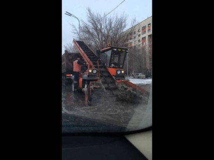 Уборка снега в Караганде в Магадане &laquo; автомагадан