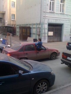 Подсмотрено в пробке в Магадане &laquo; автомагадан