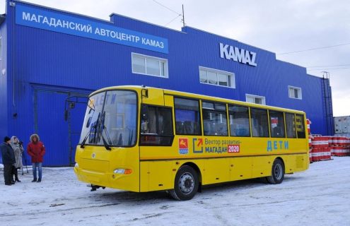Магадан получил новый школьный автобус в Магадане &laquo; автомагадан