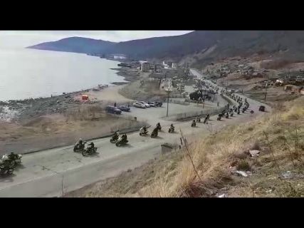 Мотопробег в честь дня Победы в Магадане &laquo; автомагадан